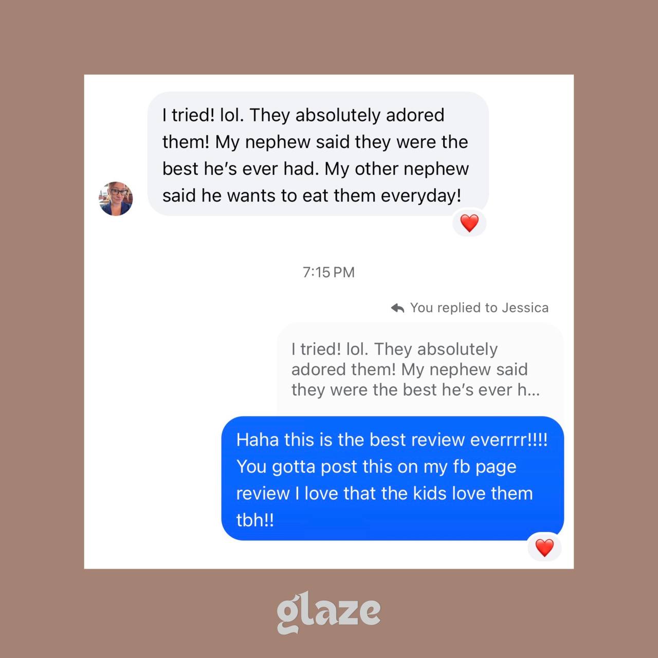 Glaze customer review