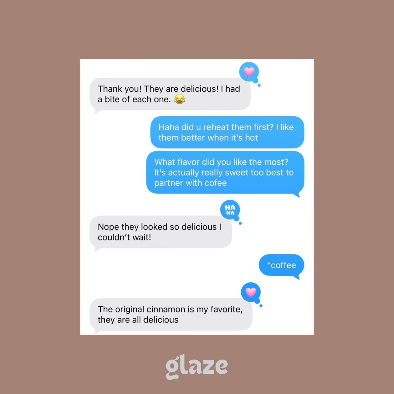 Glaze customer review