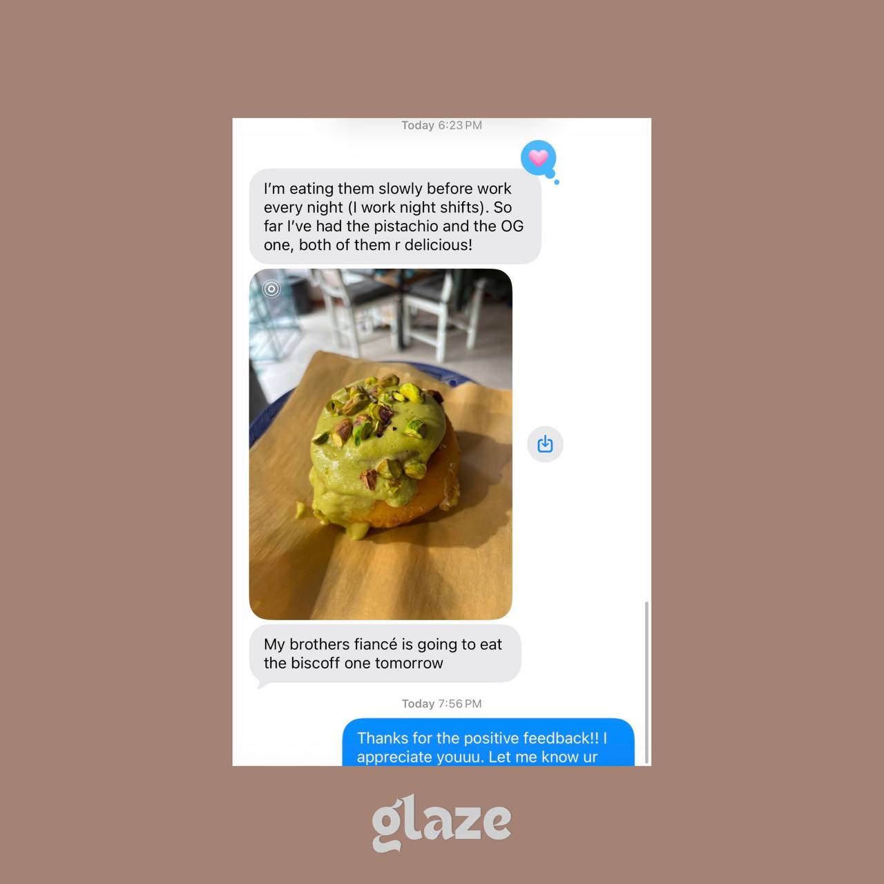 Glaze customer review